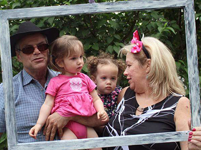 Nina Bond and her family.
