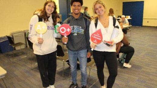 University of Delaware books a whopping 125 donors on Wednesday, September 27!