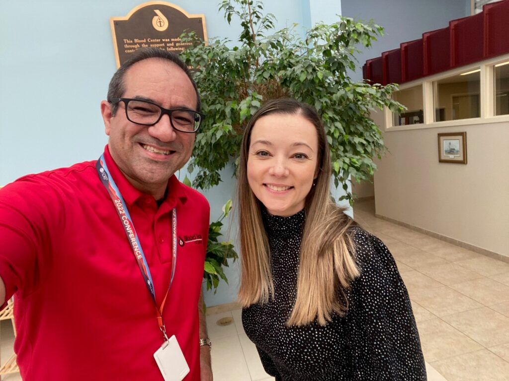 Tony Prado and Nicole Pineault