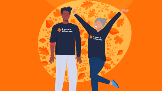 BLOOD BANK OF DELMARVA GIVES THANKS TO BLOOD DONORS WITH FESTIVE T-SHIRTS AHEAD OF THANKSGIVING HOLIDAY, A CRITICAL TIME OF NEED FOR BLOOD DONATION