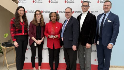 Blood Bank of Delmarva Presents Dr. Charles Drew Lifesaver Award to Roslyn Whitehurst in Honor of Black History Month
