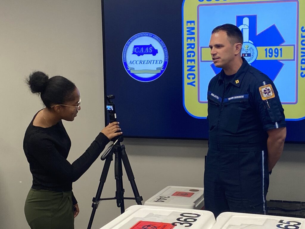 BBD_ZakiyaJennings_CoastLifeTV_JordanDattoli_BloodDriveCoordinator_SussexCountyEMS