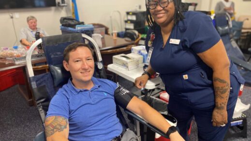 DELAWARE DEPARTMENT OF INSURANCE, BLOOD BANK OF DELMARVA HOST BLOOD DRIVE IN HONOR OF PEDIATRIC LYMPHOMA PATIENT